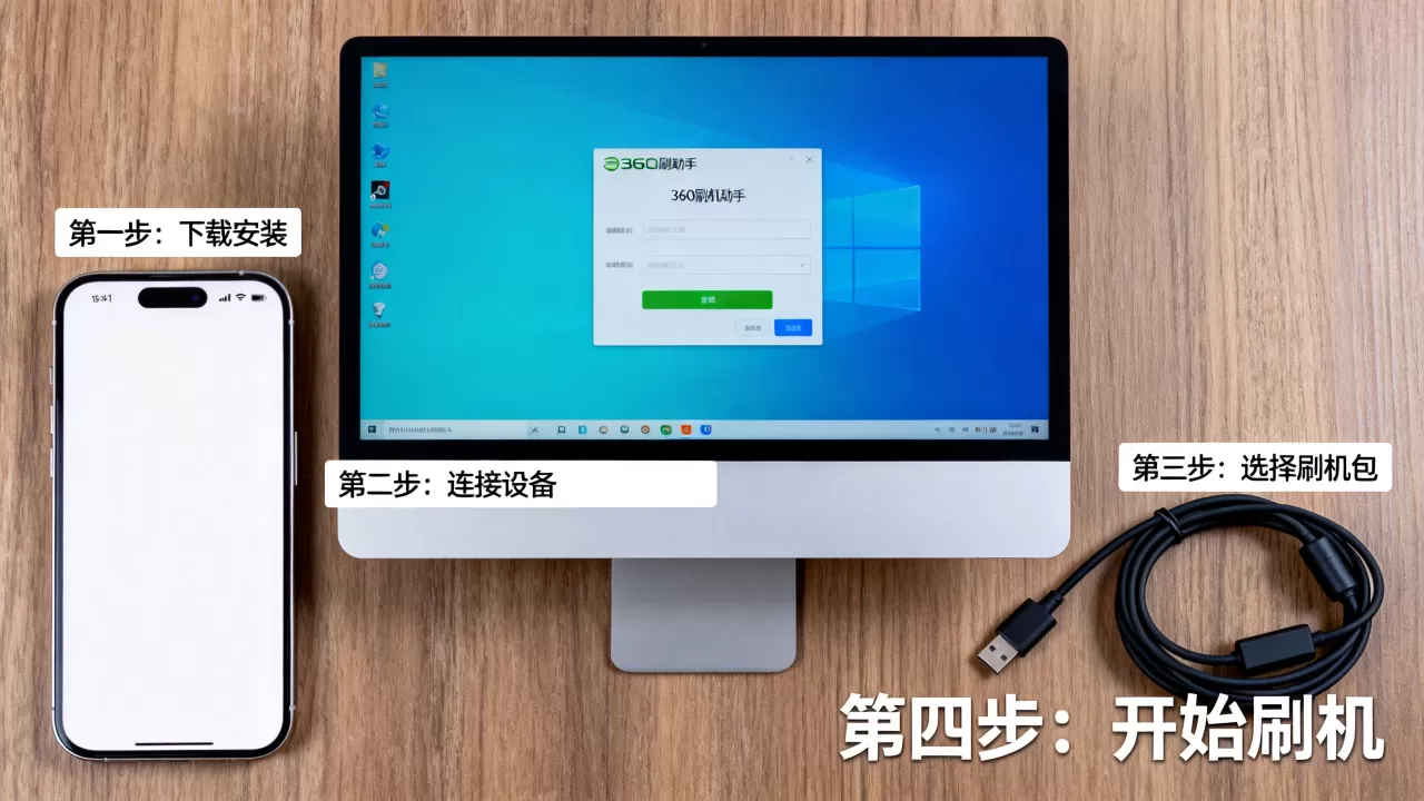 360刷机助手教程，360刷机助手怎么用？