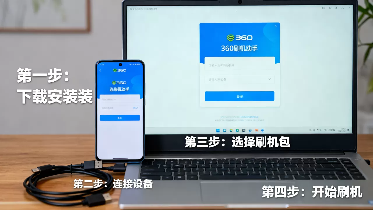 360刷机助手教程，360刷机助手怎么用？