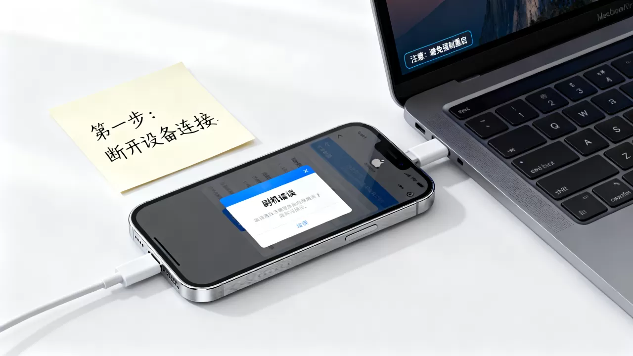 苹果手机强行刷机变砖怎么办，苹果手机强行刷机