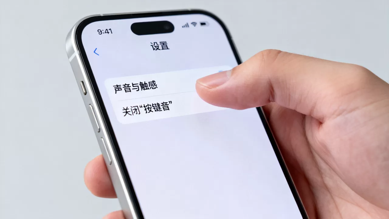 iphone触屏声音怎么关闭，iphone触屏声音