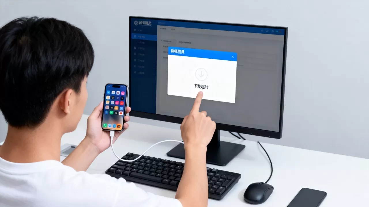 刷机精灵下载超时怎么办，刷机精灵下载