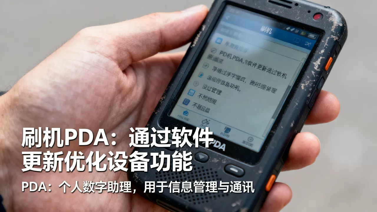 刷机PDA是什么，PDA是什么意思