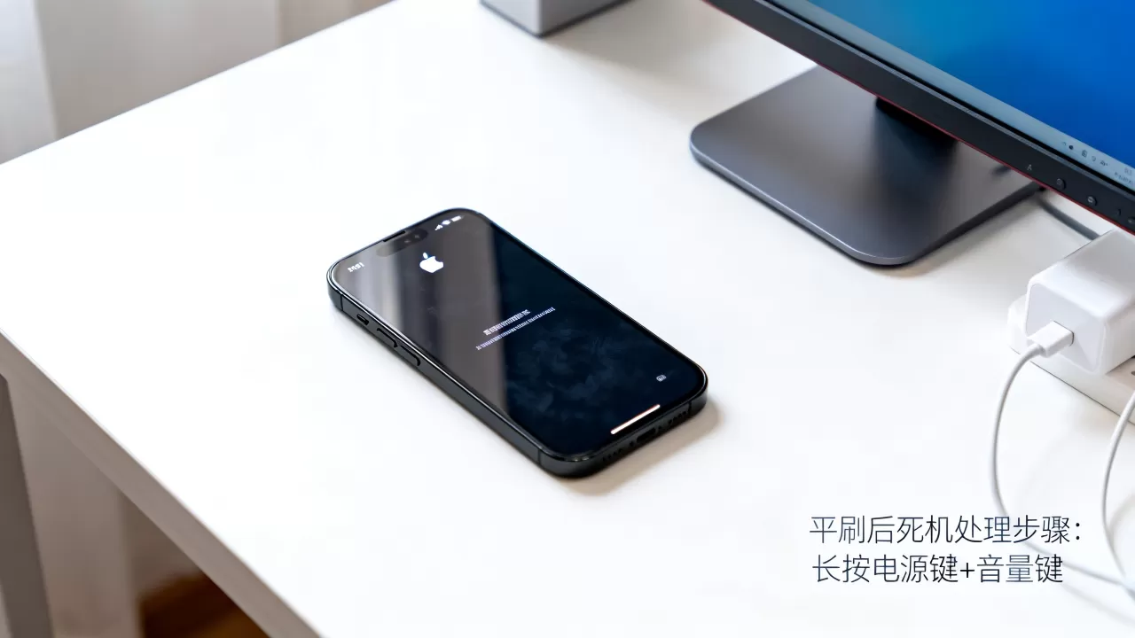 iphone平刷后手机死机怎么办，iphone平刷后