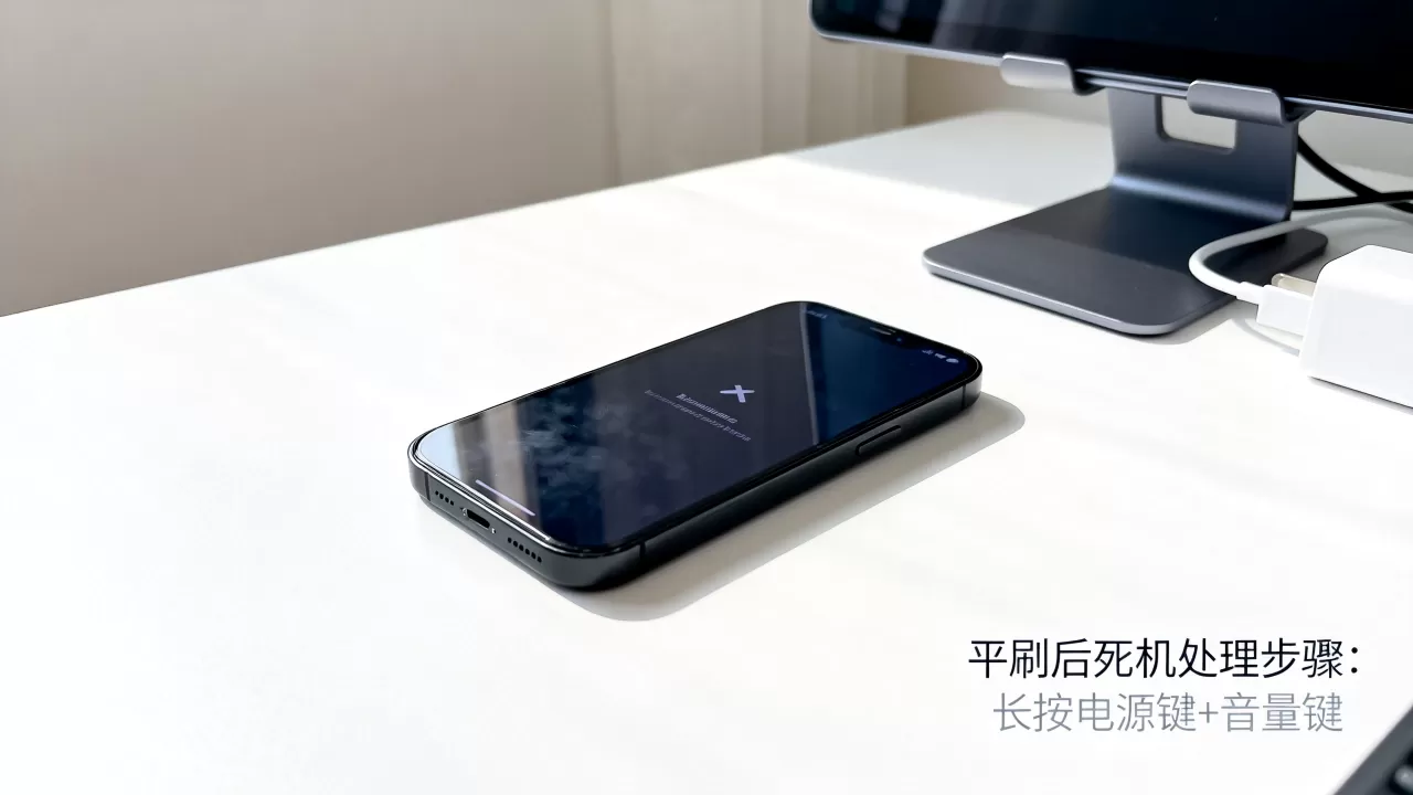 iphone平刷后手机死机怎么办，iphone平刷后
