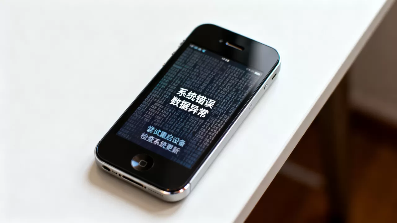 iphone4乱码怎么办，iphone4屏幕乱码