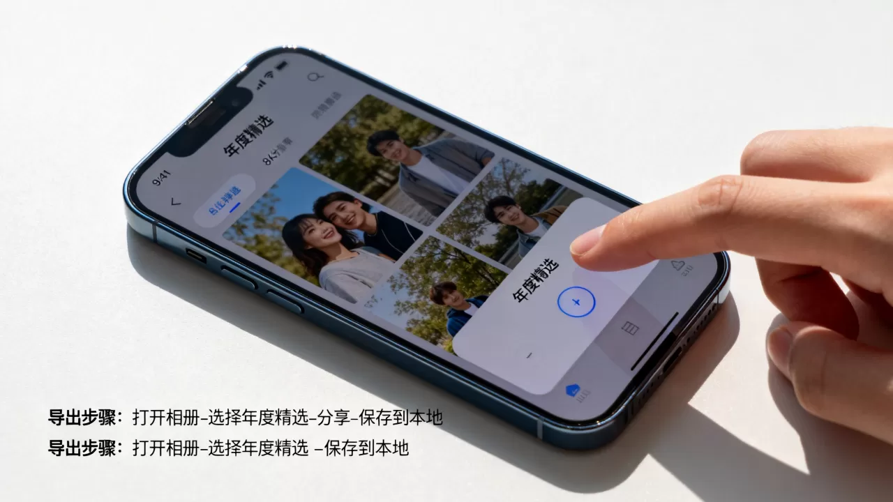 iphone年度精选照片怎么导出？iphone年度精选照片在哪