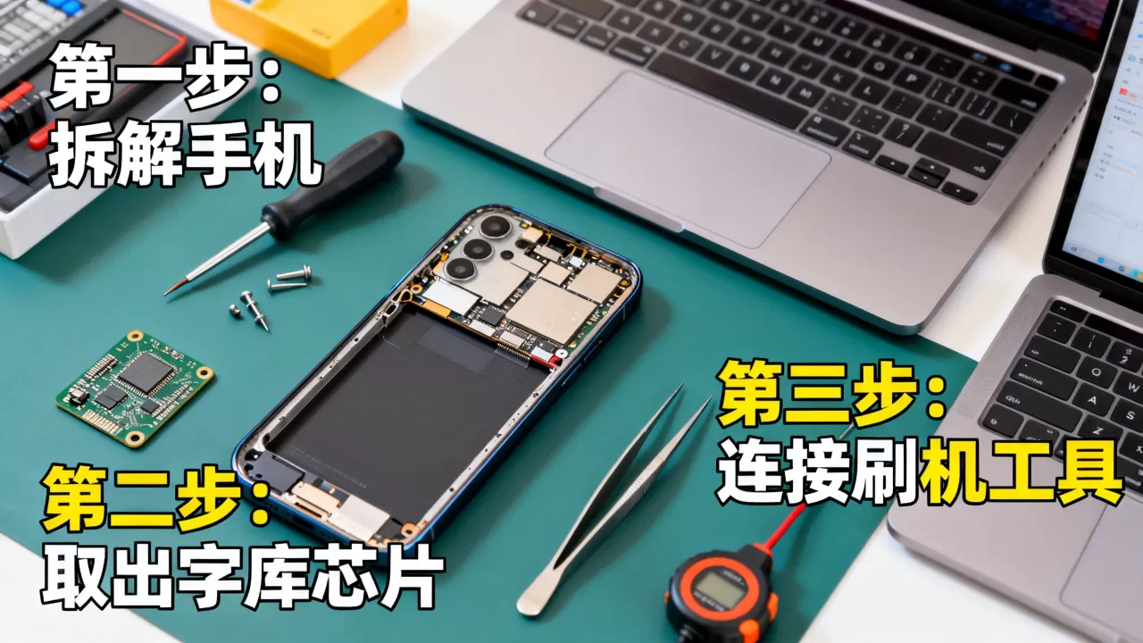 字库修复与刷机教程，手机字库损坏无法开机怎么修