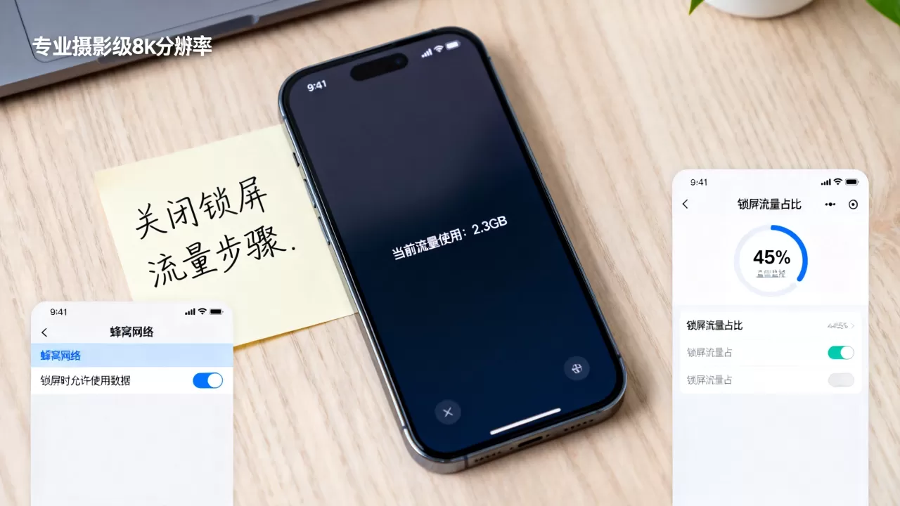 iPhone锁屏流量怎么用，iPhone锁屏流量怎么关闭