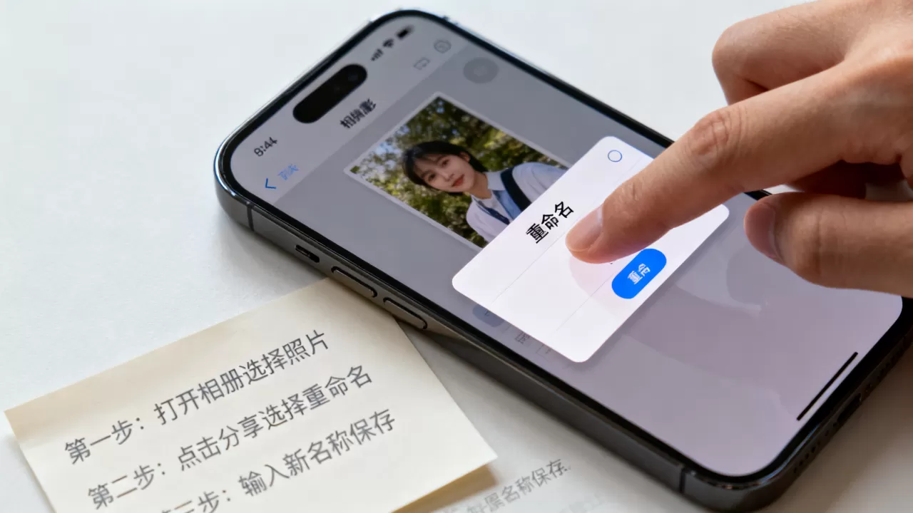iphone照片名字怎么改，iphone照片重命名