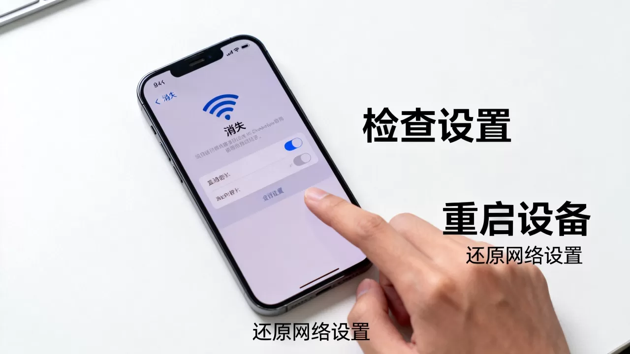 iPhone WiFi图标不见了怎么办？iPhone WiFi图标消失解决方法