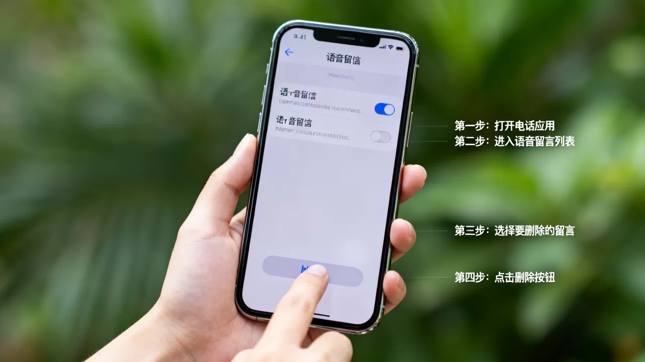 iphone怎么删除语音留言，iphone删除语音留言