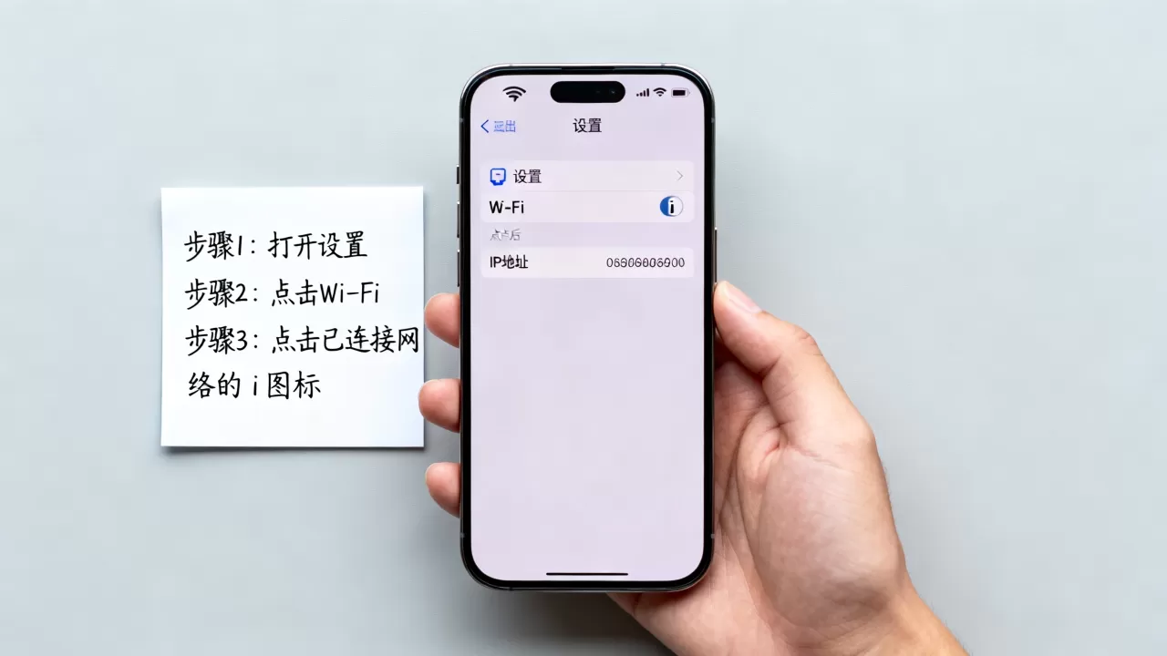 如何查看iphone ip，iphone怎么查ip地址