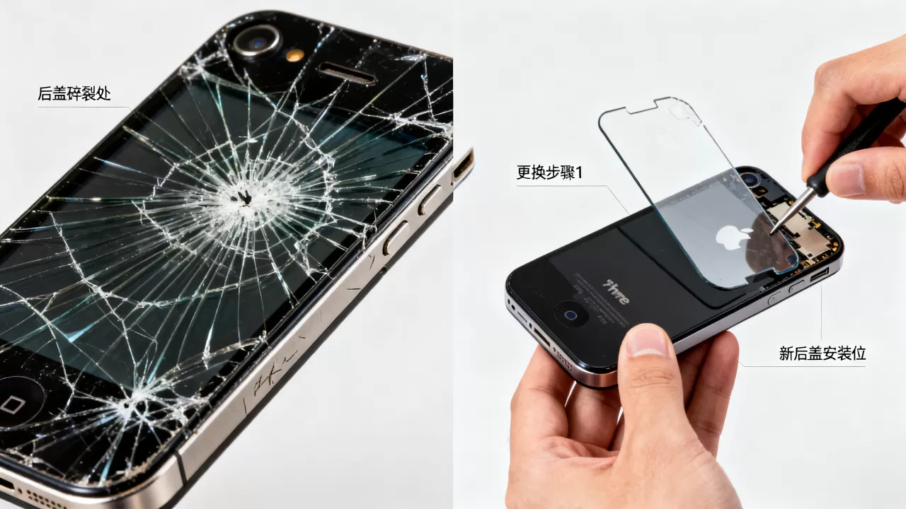 iphone3后盖碎了怎么修？iphone3后盖更换