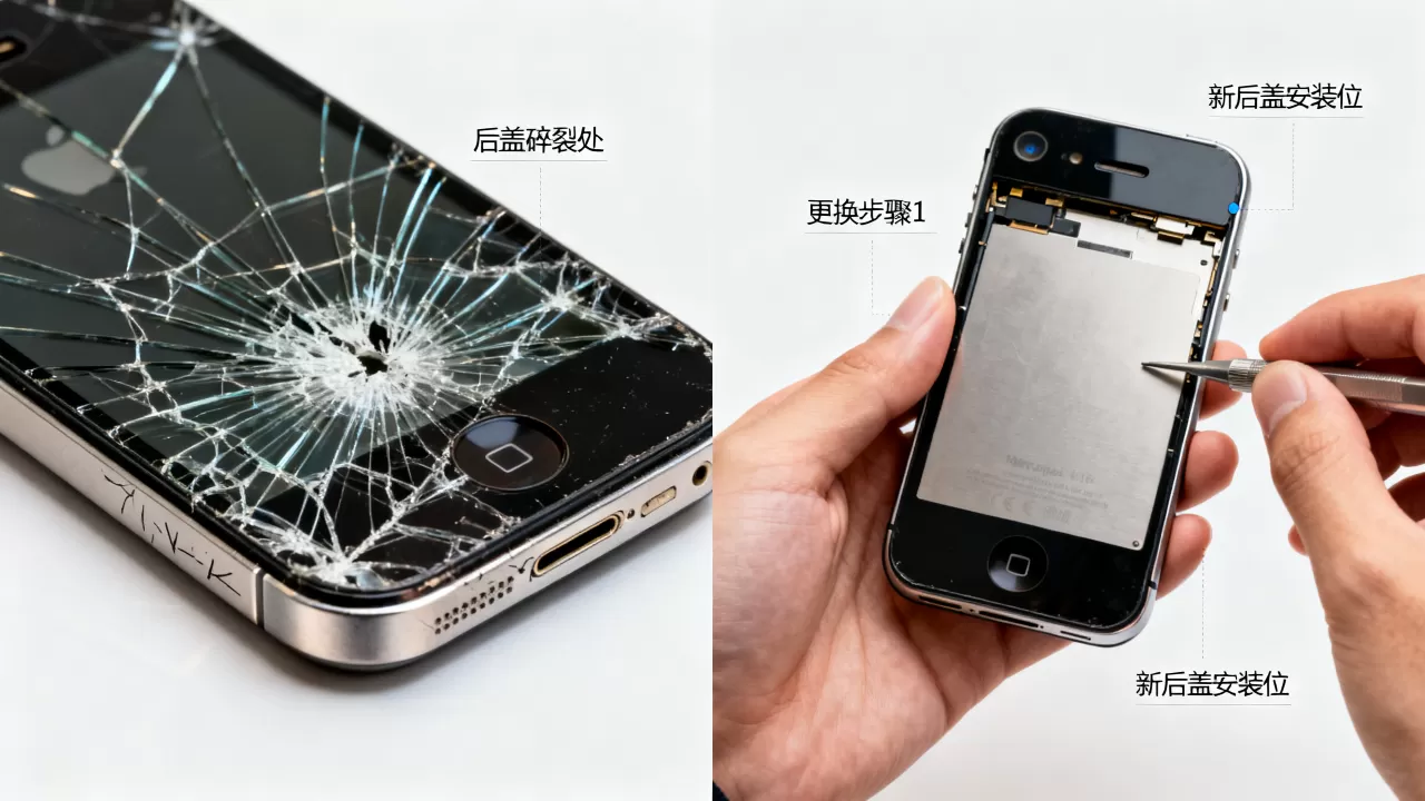 iphone3后盖碎了怎么修？iphone3后盖更换