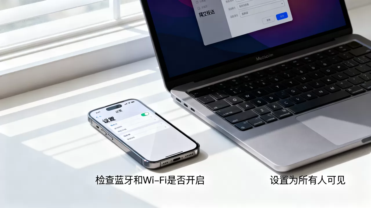 airdrop搜不到iphone怎么办，苹果airdrop搜不到设备