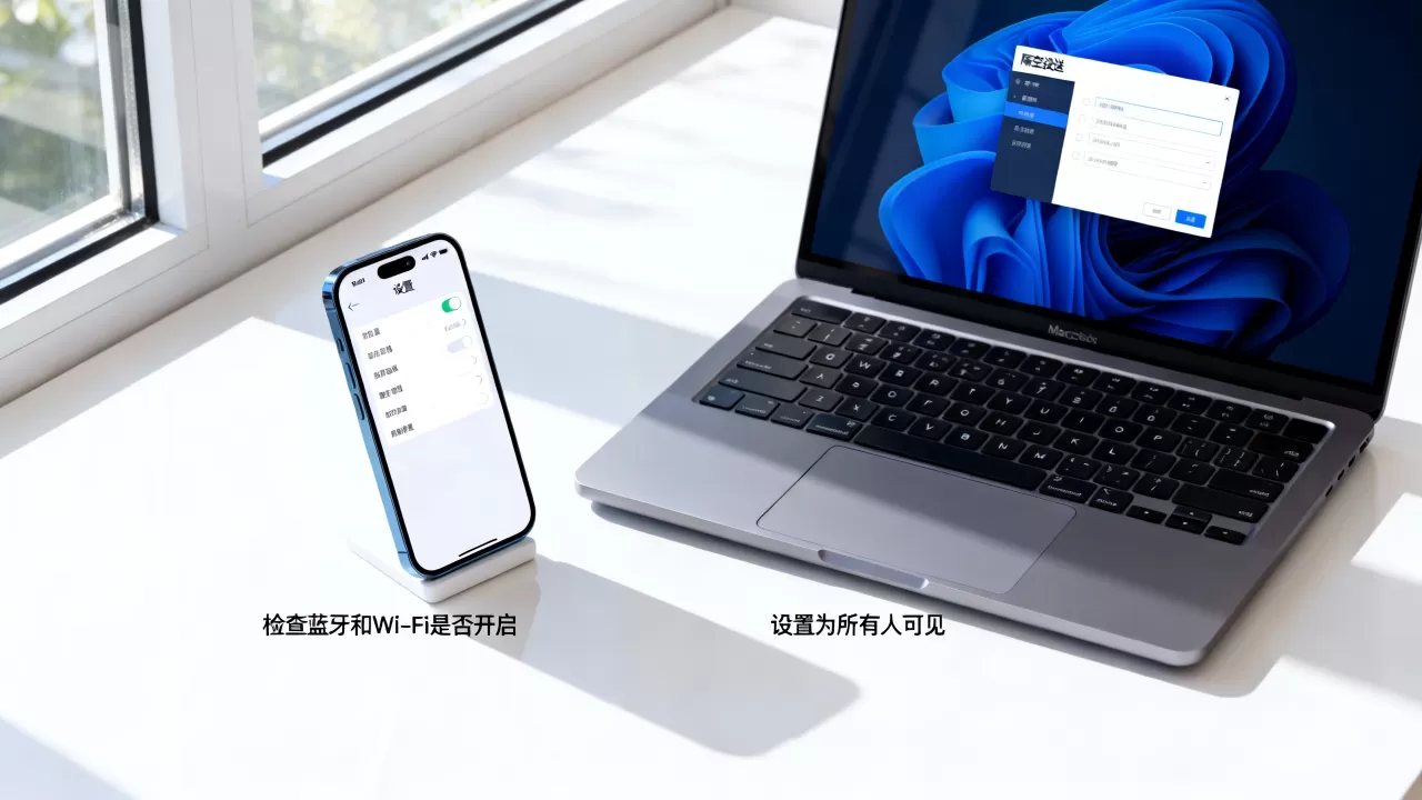 airdrop搜不到iphone怎么办，苹果airdrop搜不到设备
