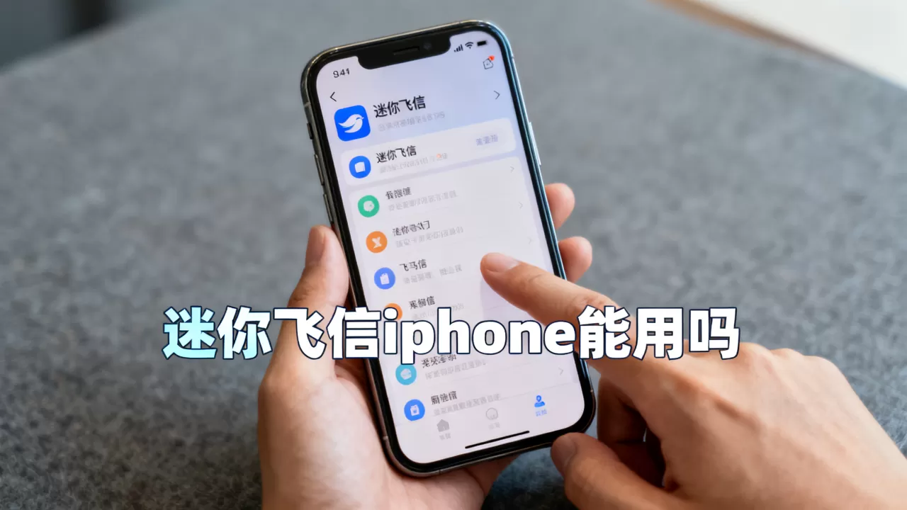 迷你飞信iphone能用吗，迷你飞信iphone