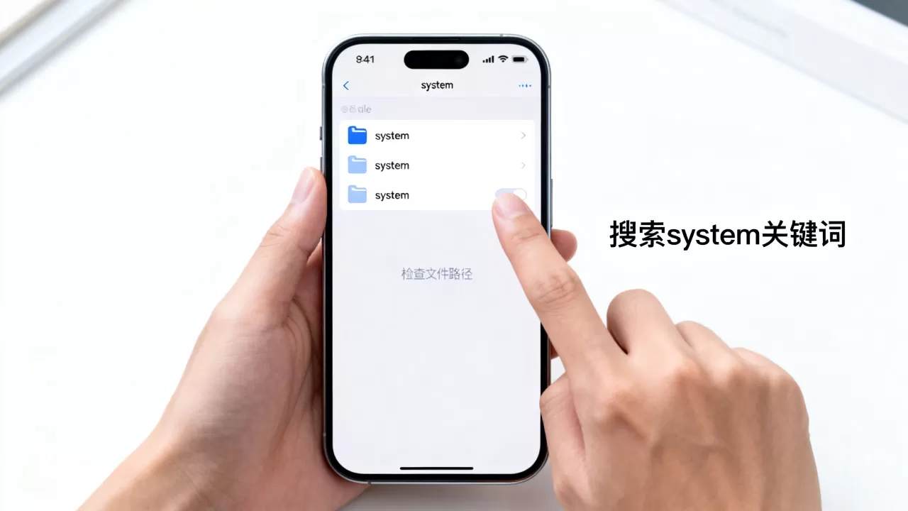 iPhone找不到system文件怎么办，iPhone找不到system文件夹