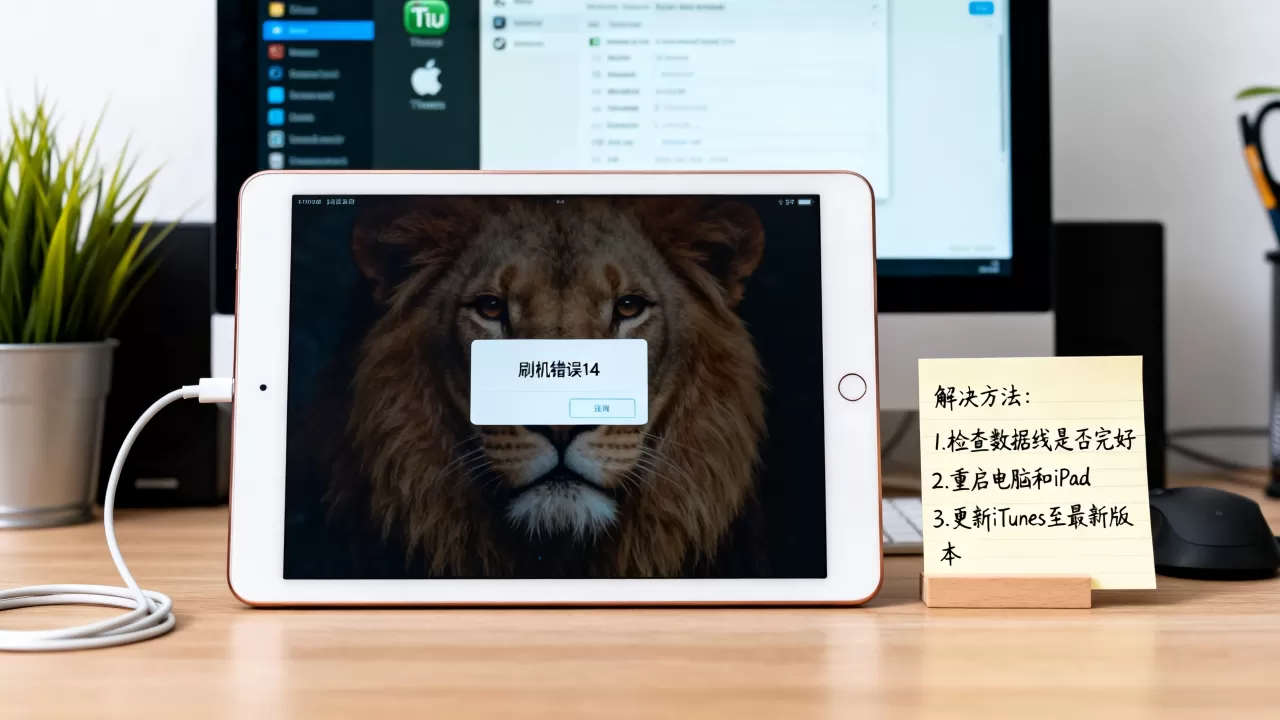 ipad刷机错误14怎么办，ipad刷机错误14解决方法