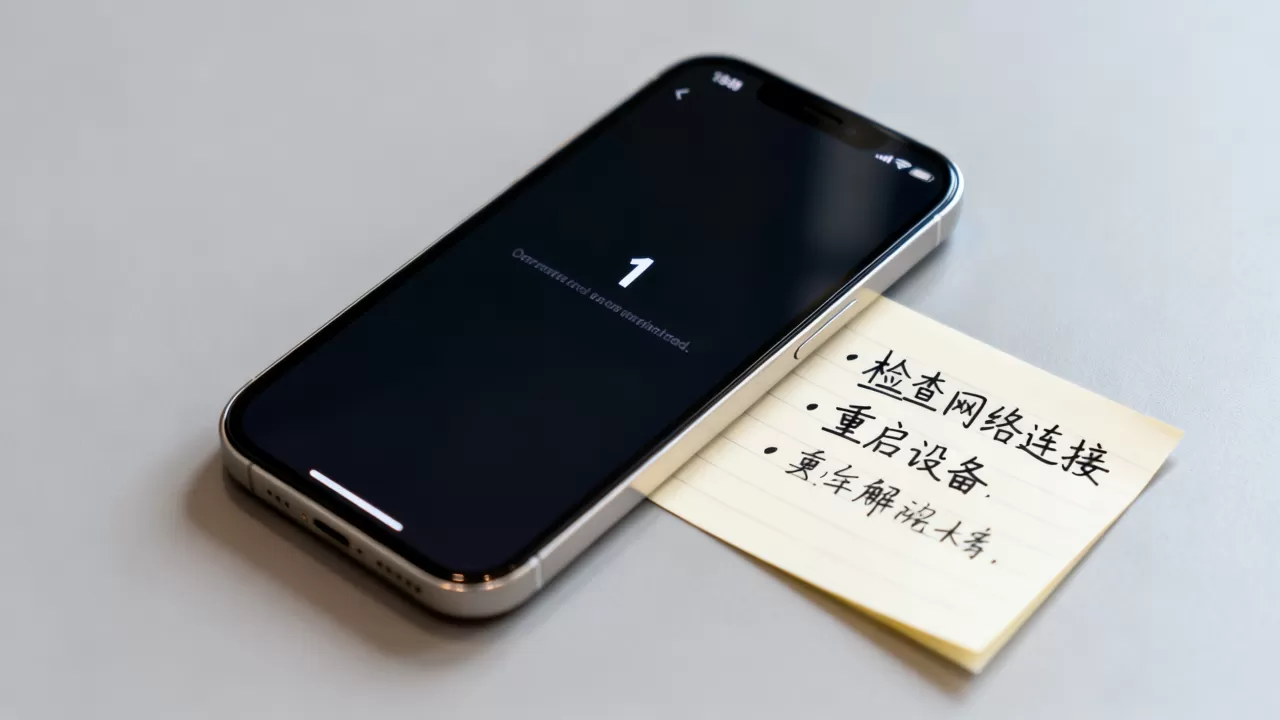 iphone错误代码1怎么解决，iphone错误代码1