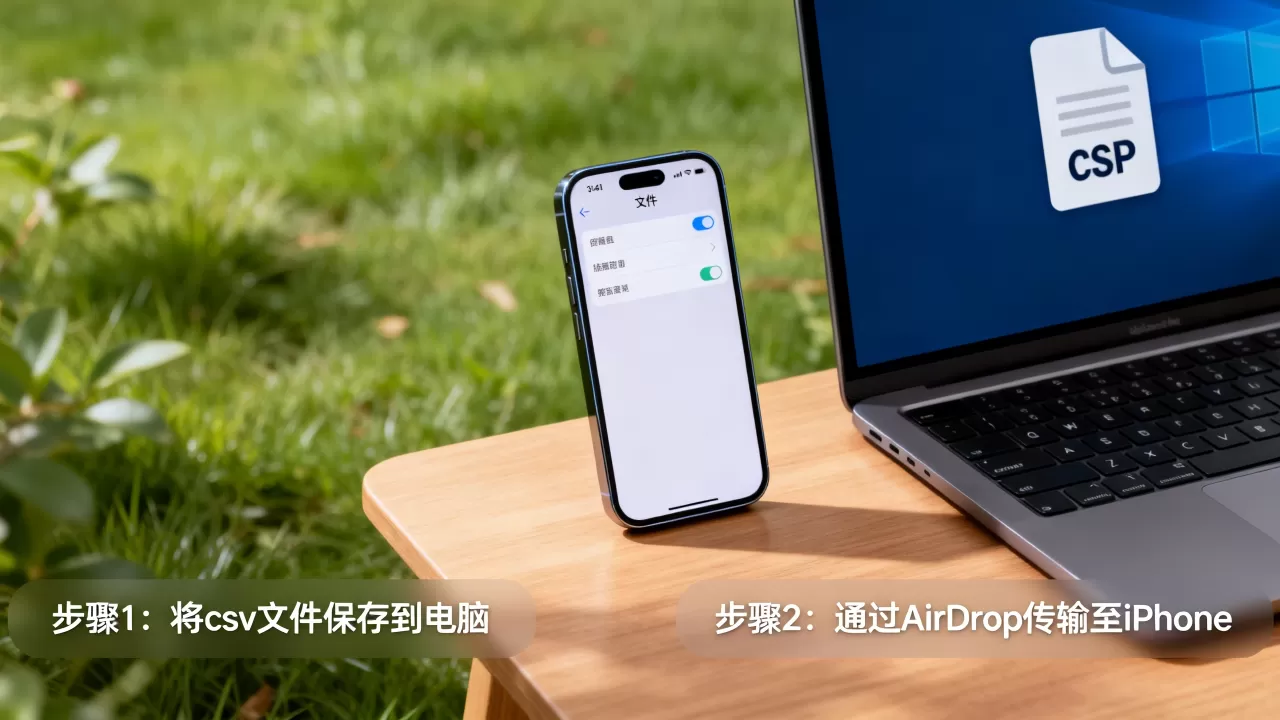 csv文件导入iPhone，如何将csv文件导入iPhone