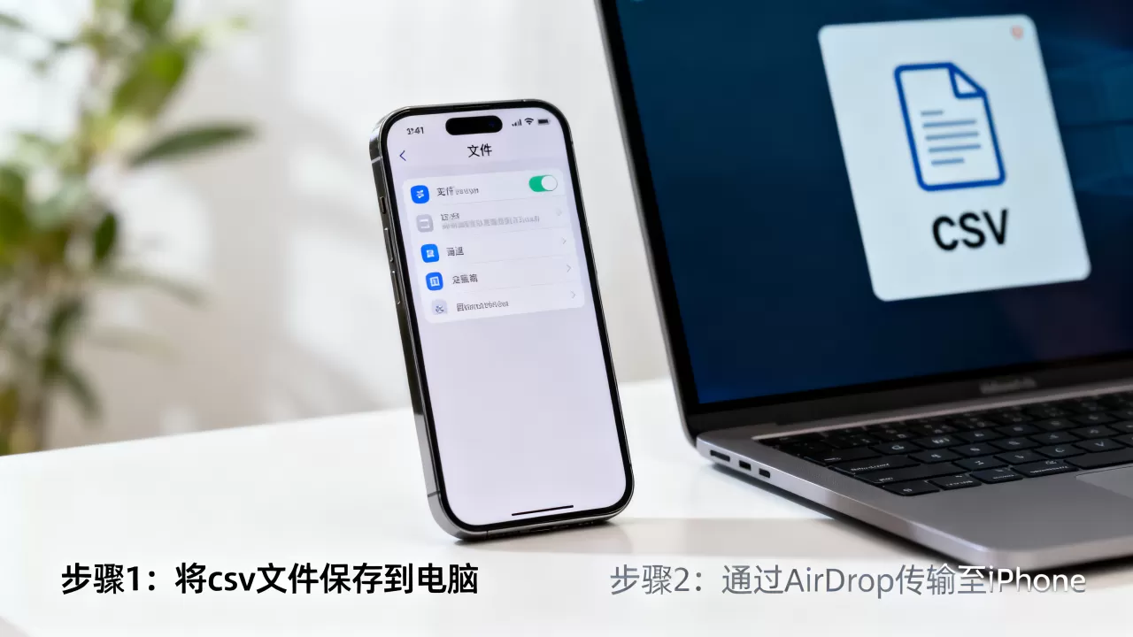 csv文件导入iPhone，如何将csv文件导入iPhone