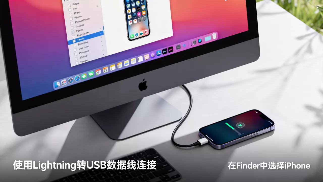 mac怎么查看iphone文件？iphone传输文件到mac