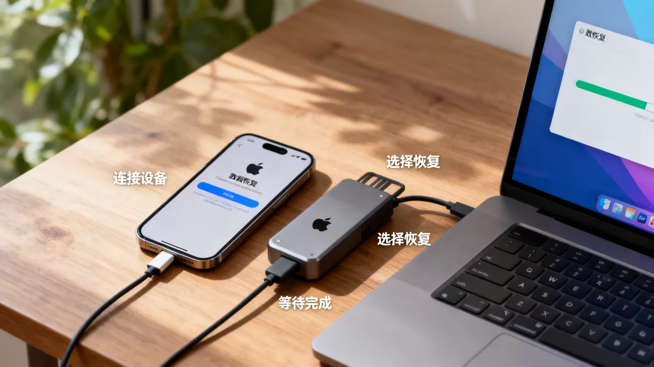 苹果刷机图片没了怎么找回？手机数据恢复技巧