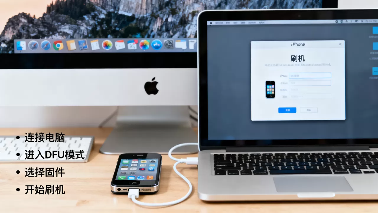 iphon4刷机教程，iphone4刷机失败怎么办