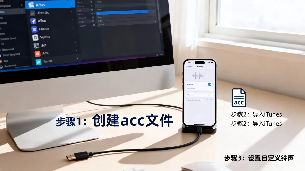 iphone铃声创建acc，iphone怎么设置自定义铃声
