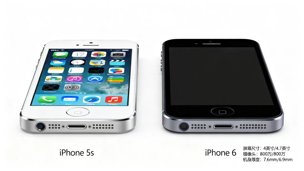 iphone5s和iphone6哪个好，iphone6和5s区别大吗