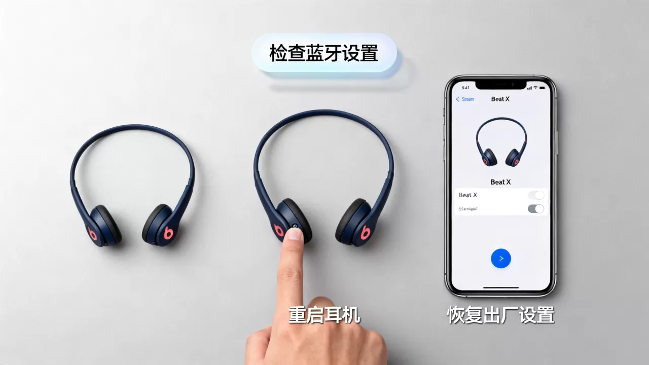 Beats X连不上iPhone怎么办，Beats耳机连接故障解决方法