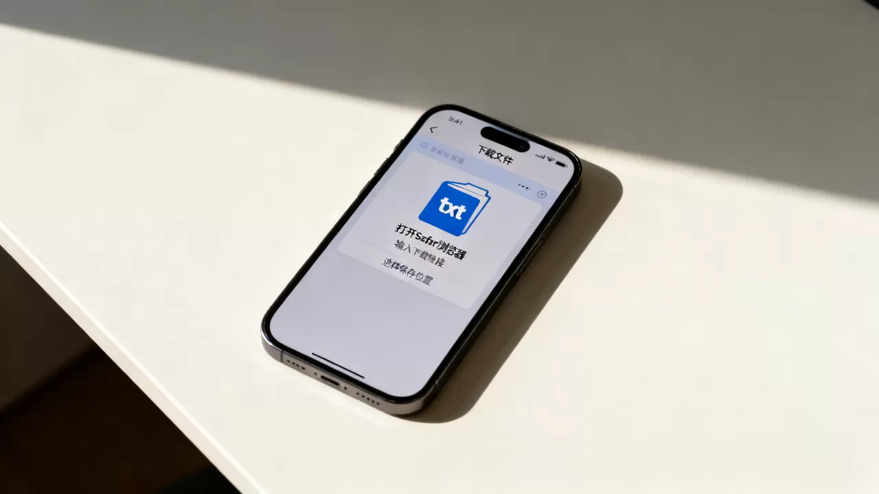 iphone怎么下载txt文件，苹果手机下载txt文档教程