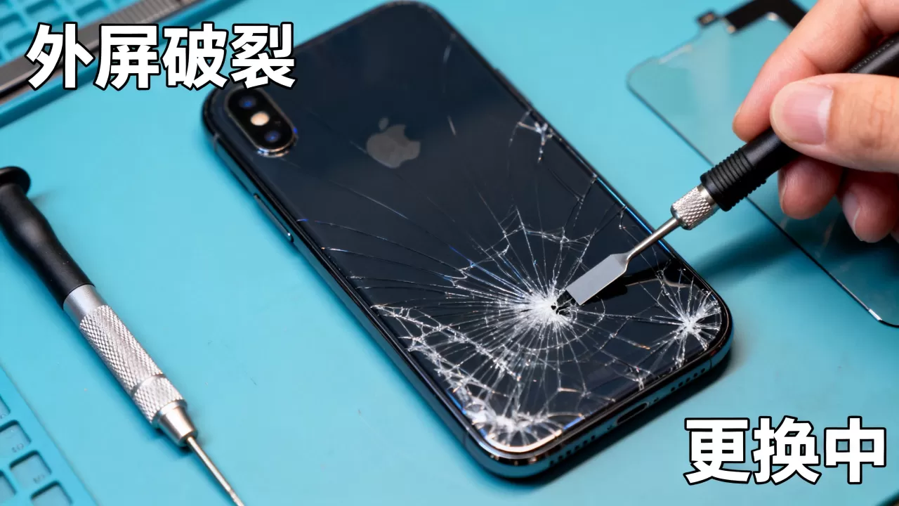 iphone外屏破裂能修吗，iphone换外屏多少钱