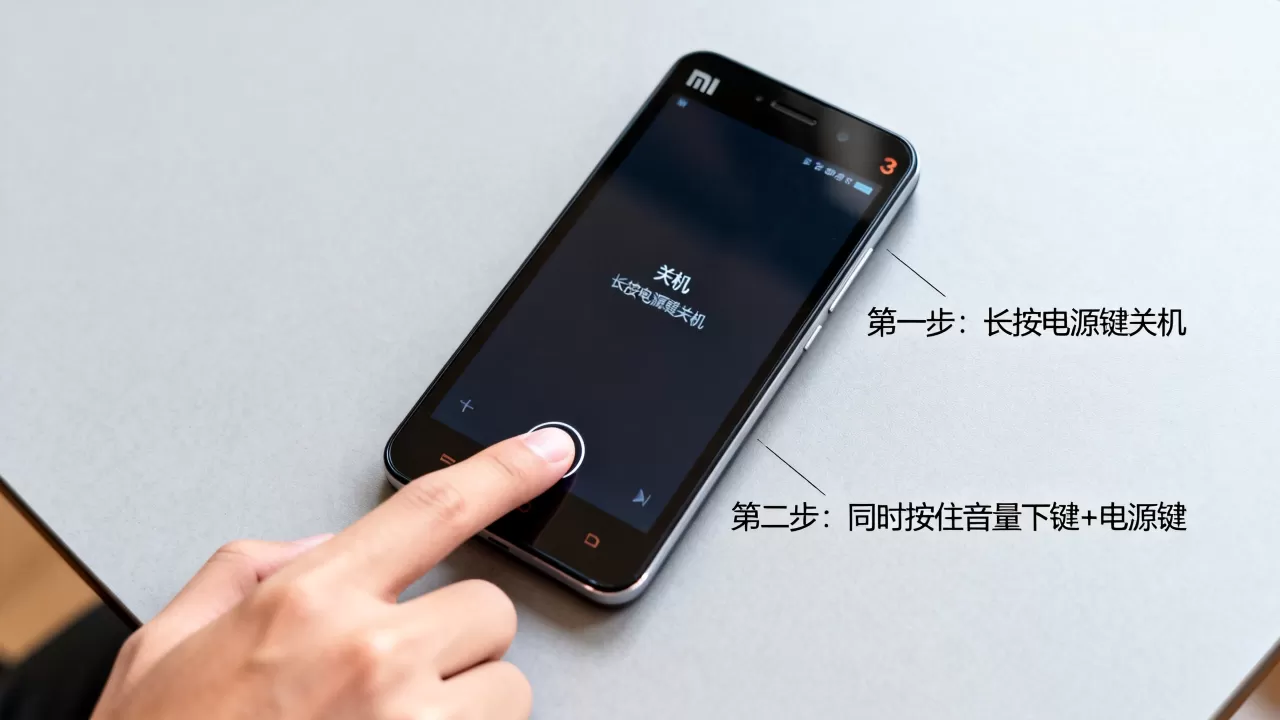 小米3按键刷机教程，小米3手机怎么进入fastboot模式