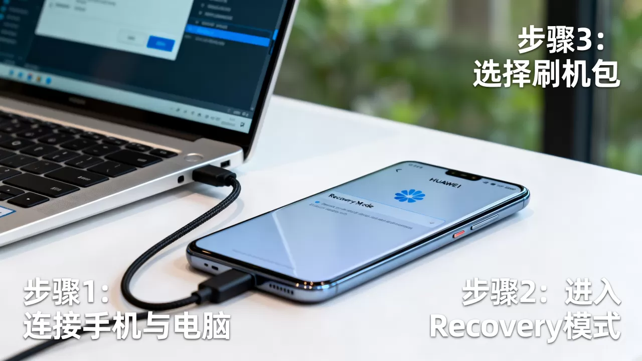 华为刷机步骤图解，华为手机刷机教程详细步骤