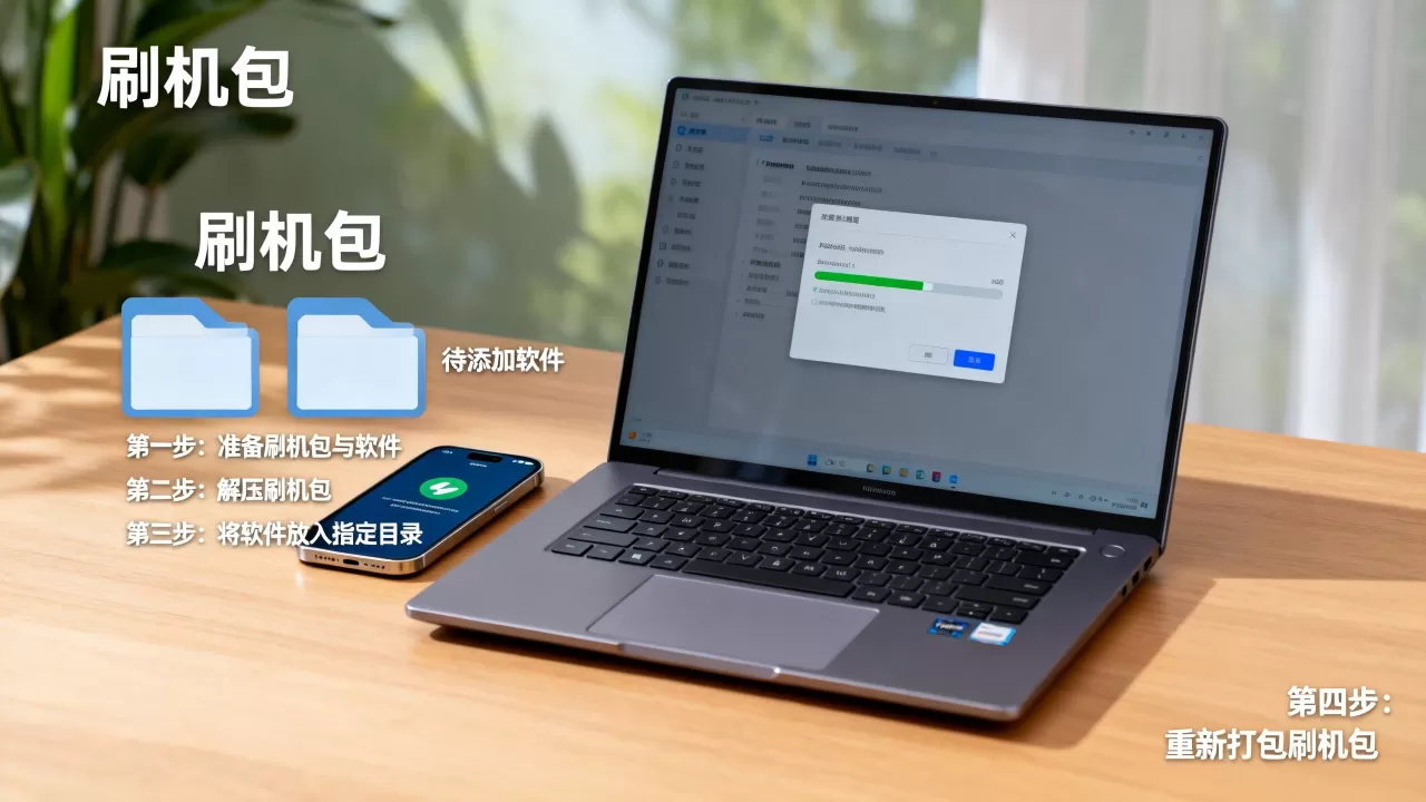 刷机包添加软件怎么操作，刷机包添加软件