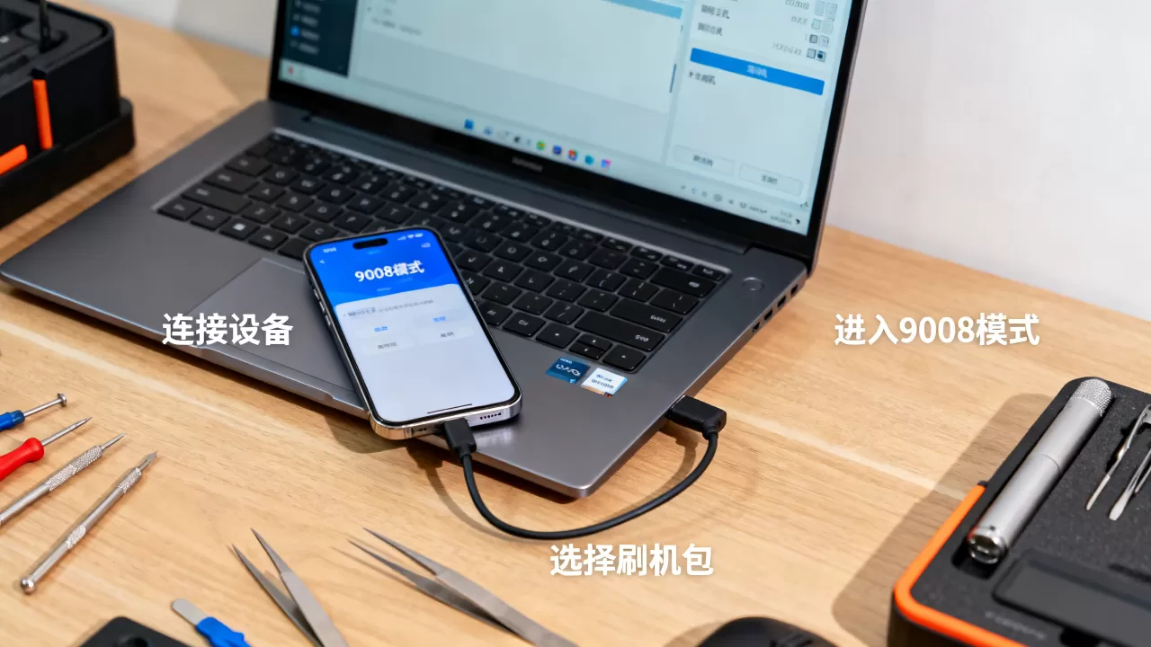 9008模式怎么刷机，9008模式刷机教程