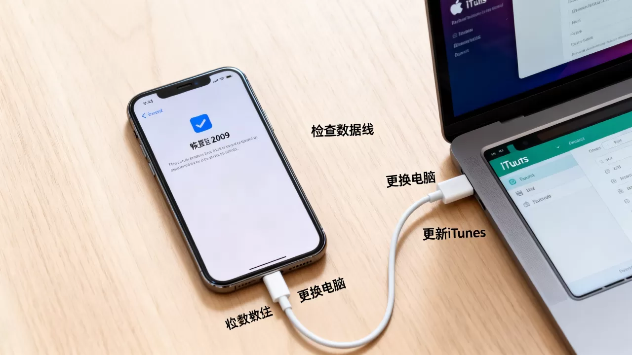 iPhone恢复错误2009怎么解决？iPhone错误2009