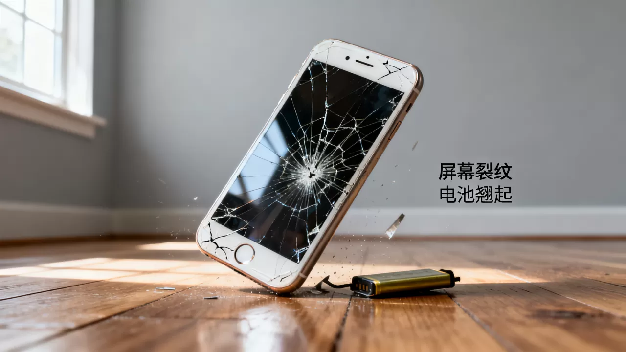 iphone6 跌落，iphone6摔坏怎么修