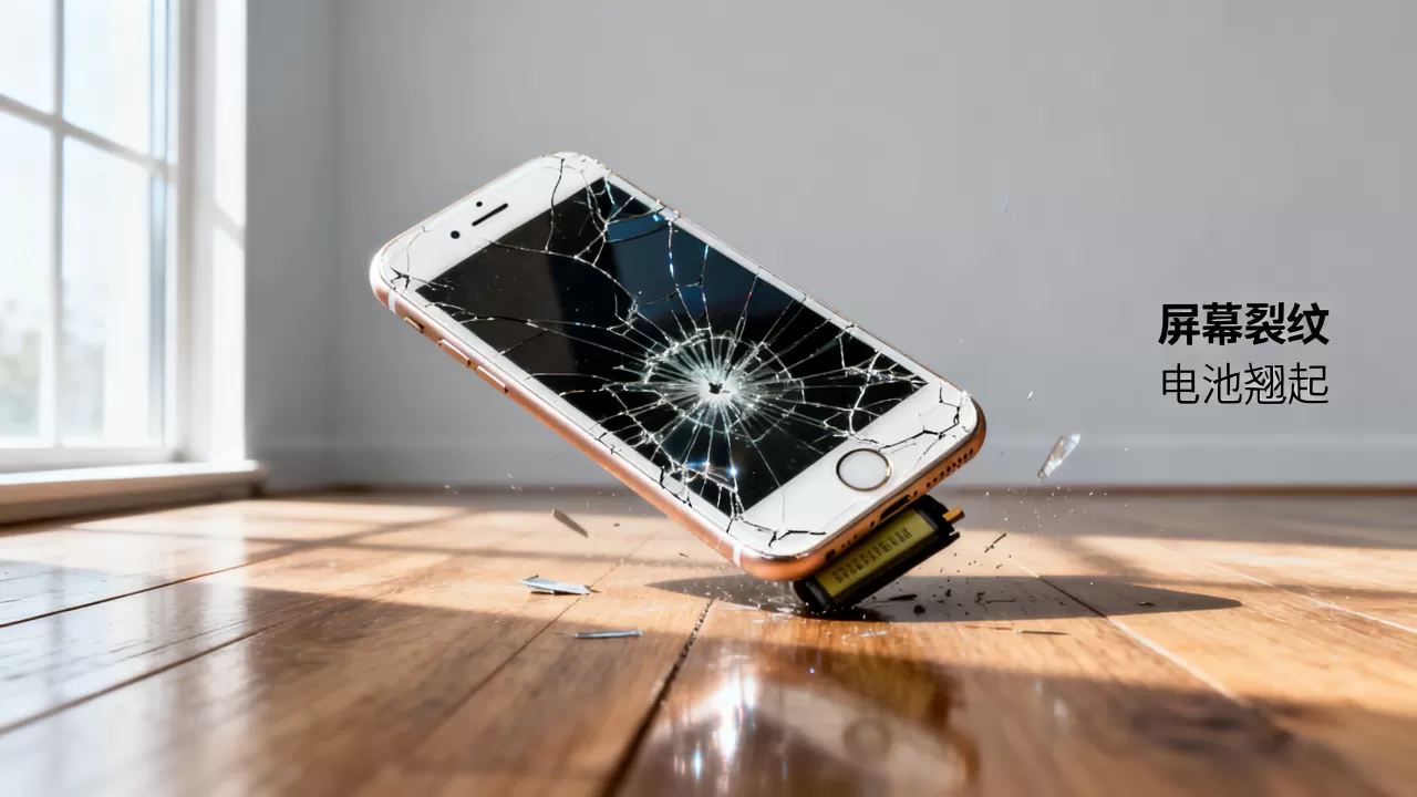 iphone6 跌落，iphone6摔坏怎么修