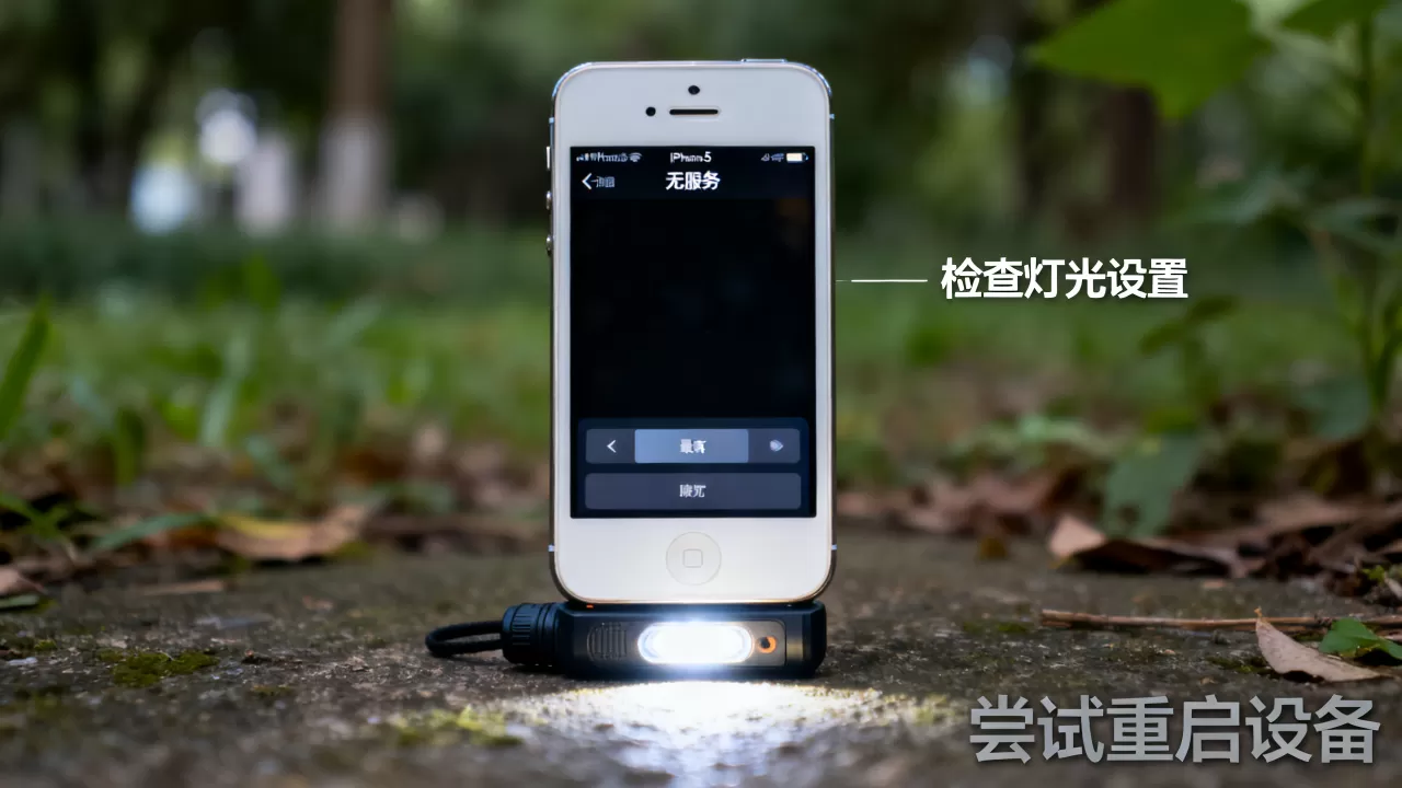 iphone5灯光不亮怎么办，iphone5灯光
