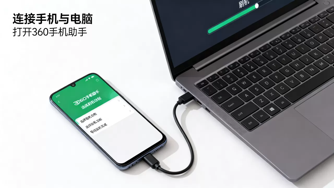 360刷机怎么用，360手机助手刷机教程