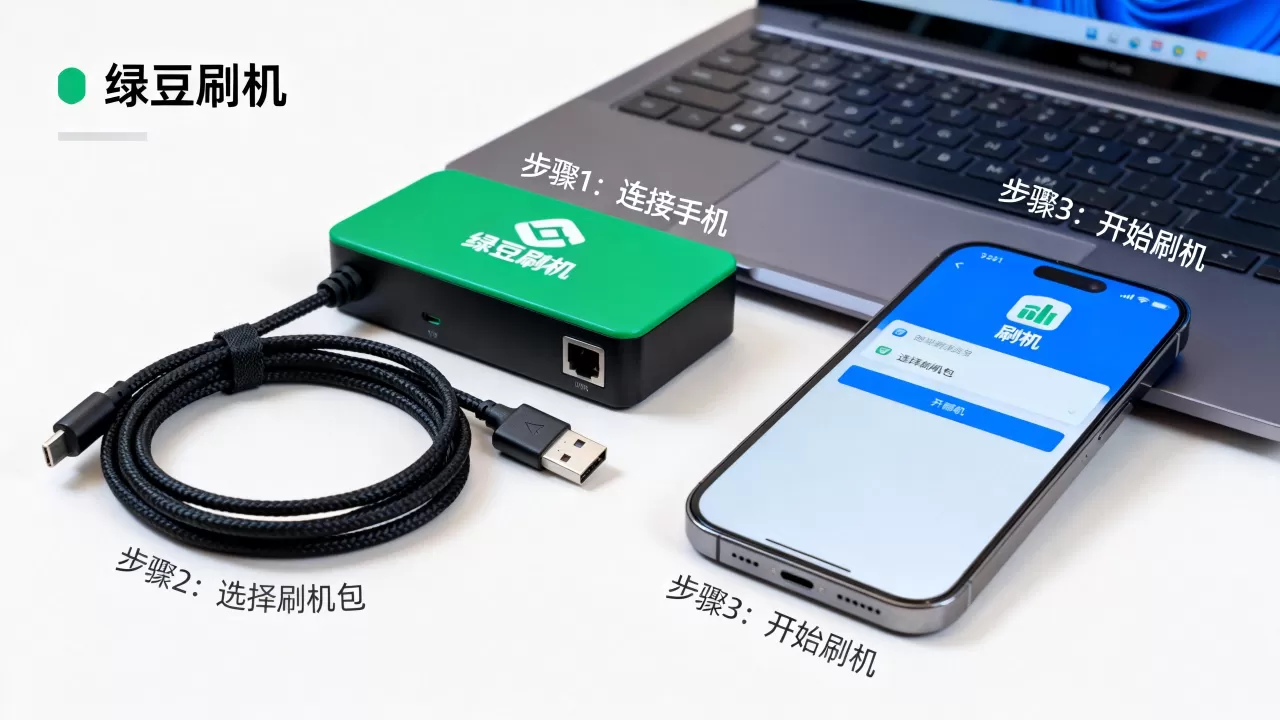 绿豆刷机怎么用，绿豆刷机教程