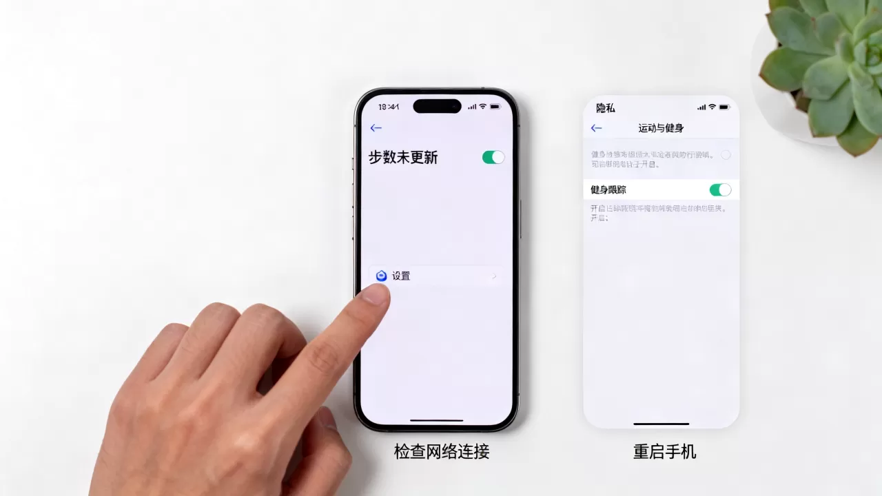 iphone步数显示不更新，苹果计步器怎么设置