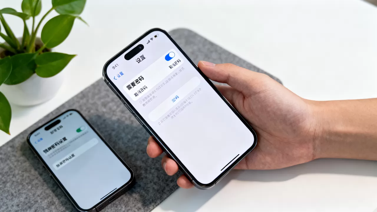 iPhone设置需要密码怎么取消，iPhone锁屏密码设置