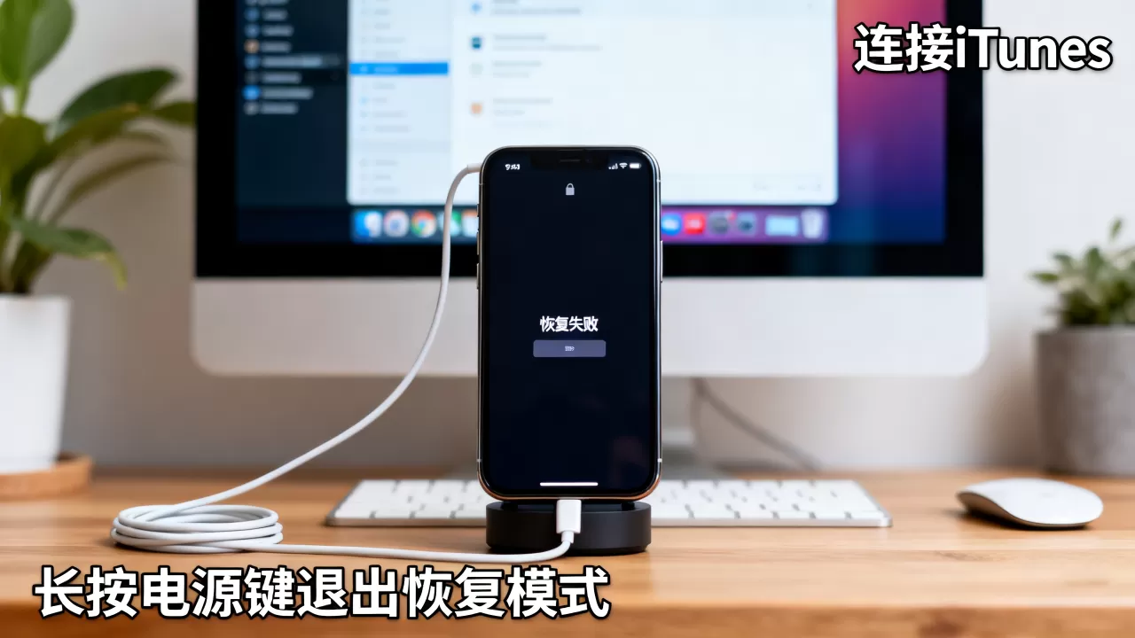 iphone 显示恢复失败怎么办，iphone 恢复模式失败