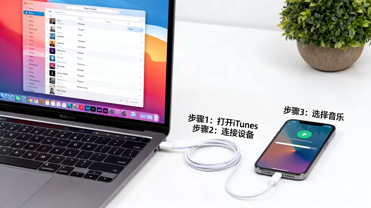 mac怎么传音乐到iphone，mac iphone传音乐