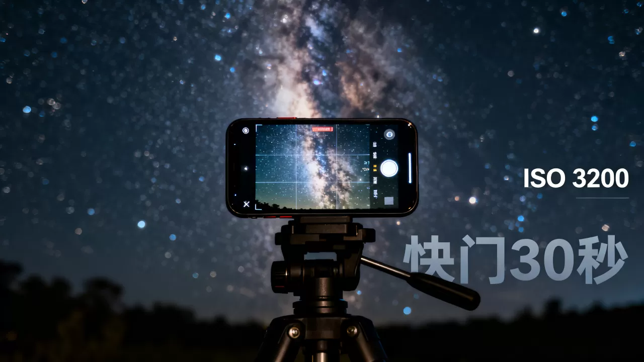 iphone如何拍摄星空，苹果拍星星教程