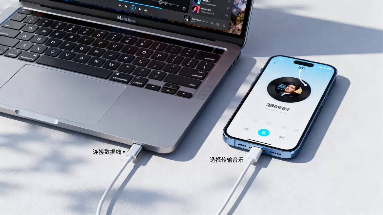 mac怎么传音乐到iphone，mac iphone传音乐